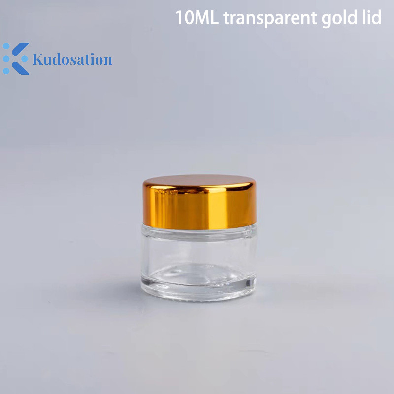 Kudosation 1 CÁI10 / 20 / 30ml Lọ Thủy Tinh Chăm Sóc Da Kem Mắt Lọ Lotion Pot Refillable Chai Trang Điểm Phấn Mắt Bảo Quản Hộp Đựng Mỹ Phẩm