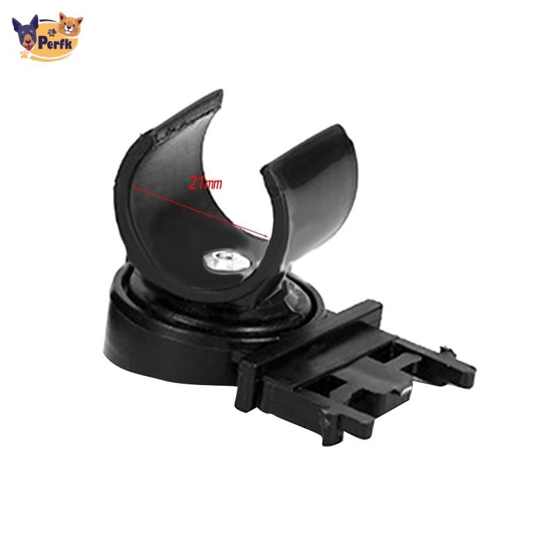 Giá đỡ đèn pin gắn mũ bảo hiểm màu đen, lắp đặt dễ dàng, phụ kiện mũ bảo hiểm