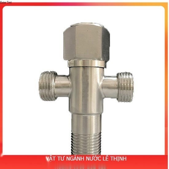 VAN TÊ CẦU VAN T CHIA NƯỚC 3 NGẢ BỒN CẦU TÊ CHỮ THẬP INOX 304 | Shopee ...