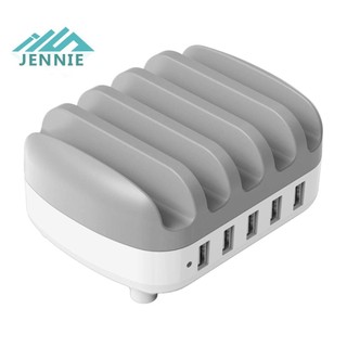 Trạm sạc USB 5 cổng cho nhiều thiết bị Trạm sạc đa USB Trạm sạc sạc cho Android iPhone Apple iPad [jennie1.vn]