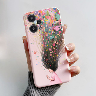Redmi Note 12 Turbo Ốp Lưng Silicon Mềm Thiết Kế Mới 2024 Thẩm Mỹ Phi Hành Gia Sơn TPU Slim Cover Cho Xiaomi Redmi Note12 Turbo Poco F5 Ốp Lưng