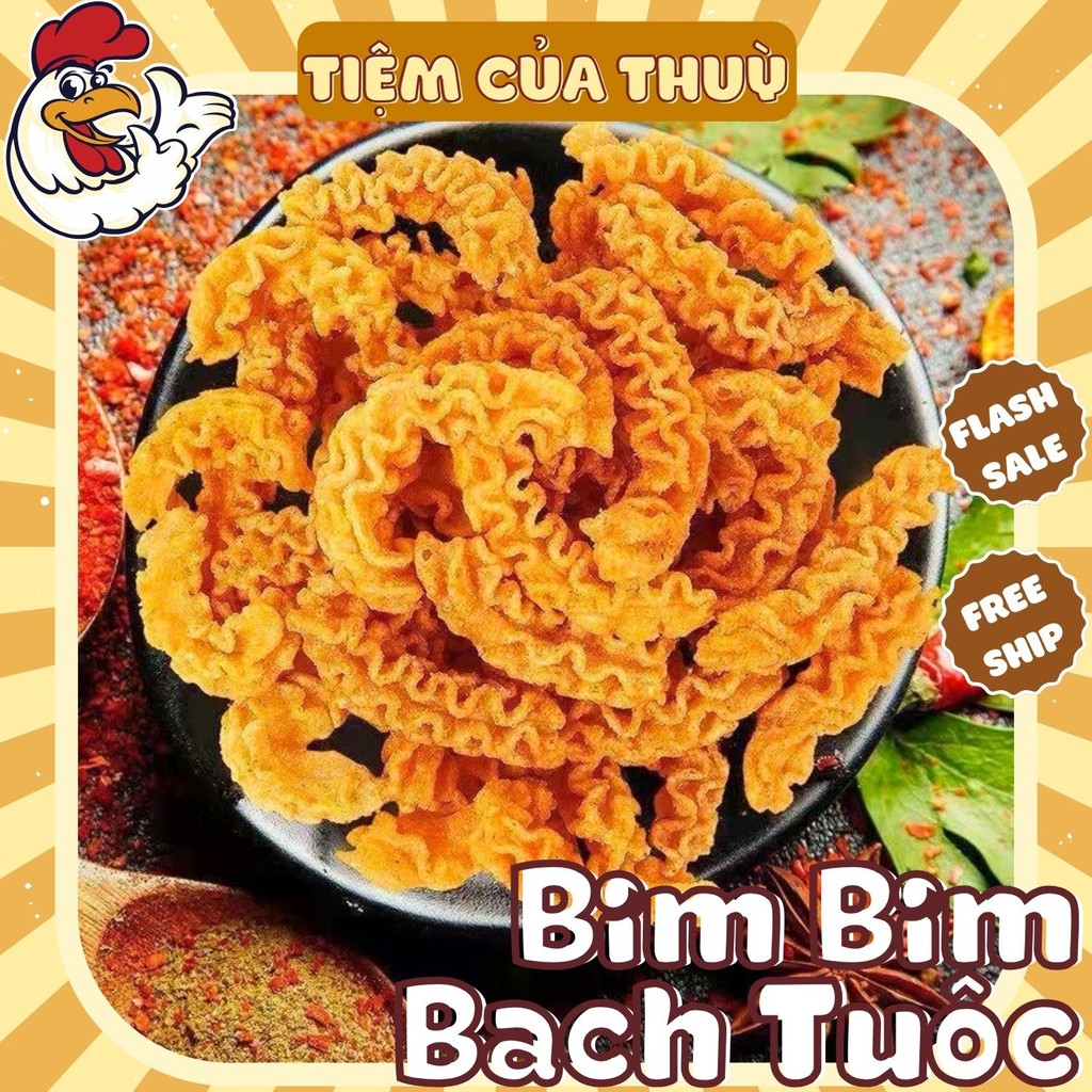 500G Snack Bạch Tuộc Nướng Cay, Bim Bim Râu Mực Cay, Đồ Ăn Vặt Cổng ...