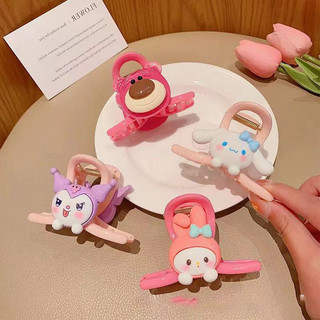 Kẹp hoạt hình bé gái, Kẹp tóc gấu dâu dễ thương cho bé, kẹp càng cua búi cao