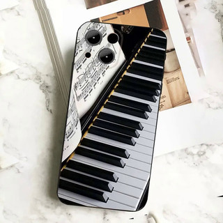 TK-1 Âm Nhạc Đàn piano Bàn Phím Ốp lưng IPHONE 17,15,13,14,12, Mini, 11, Xr, X, Xs Pro Max 8, 7 Plus Ốp Lưng kz0