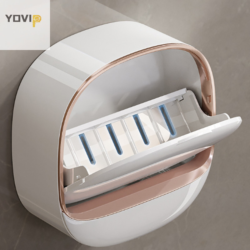 Yovip 1 Hộp Xà Phòng Đấm Miễn Phí Hộp Xà Phòng Treo Tường Hộ Gia Đình Thoát Nước Cao Cấp Lưu Trữ Phòng Tắm Vệ Sinh Xà Phòng VN