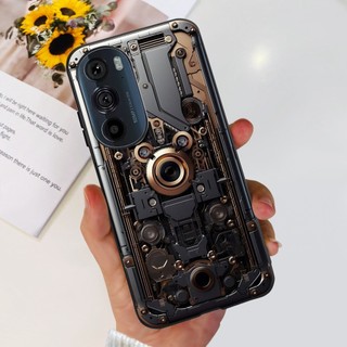 Dành Cho Motorola Edge 30 Pro Vỏ XT2201-1 Vỏ Mềm Hoạt Hình Dễ Thương Gấu Trúc Silicon Ốp Lưng Điện Thoại Moto Edge Plus 2022 Edge30 Bao