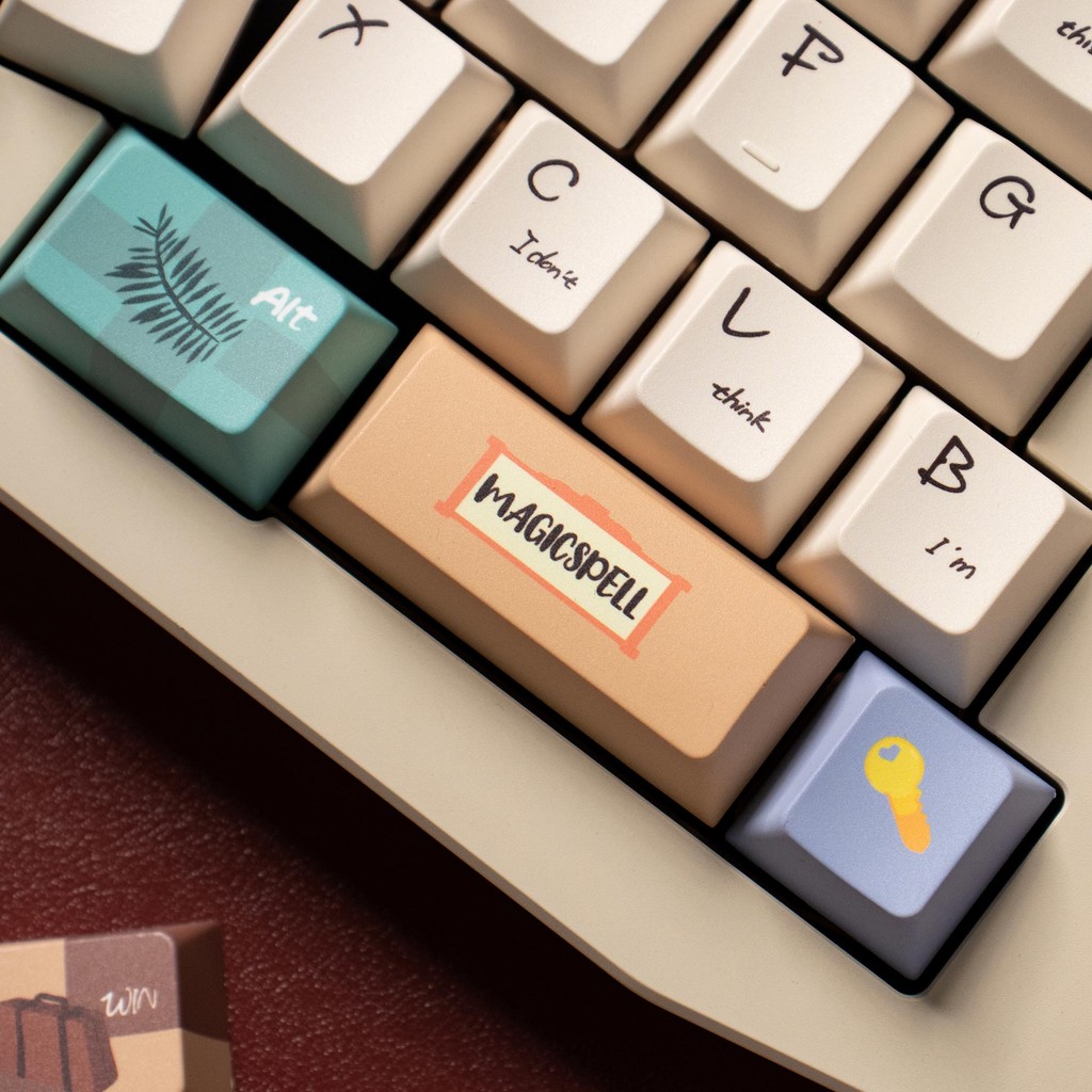 URE Magical Animals Keycaps PBT cherry / MOA Profile dày 1.7mm Bộ Keycaps dễ thương cho MX Switch Bàn phím cơ | BigBuy360 - bigbuy360.vn