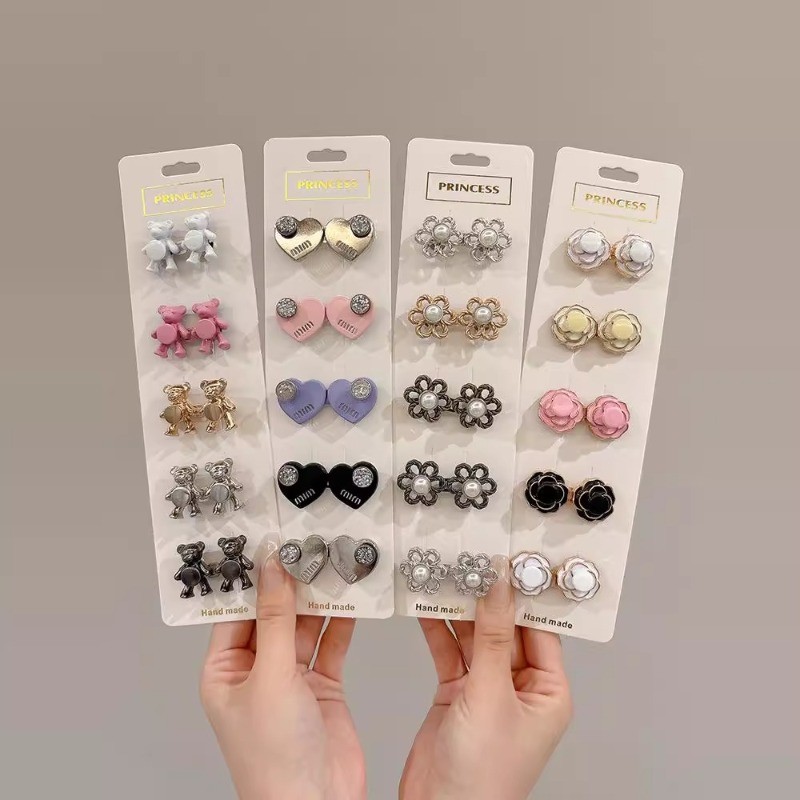 2 Cái / bộ Quần Jean Tình Yêu Hoa Cúc Cao Cấp Nút Thắt Lưng Nữ Tươi Có Thể Điều Chỉnh Có Thể Tháo Rời Nút Liền Mạch