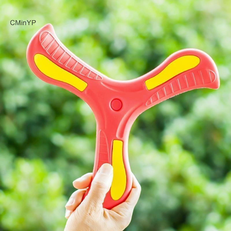 Cyp Trẻ Em Thể Thao Ngoài Trời Đĩa Bay Mềm EVA Cảm Ứng Boomerang Lưng Phi Tiêu Ném Tay Spinner Cha Mẹ-Con Trò Chơi Tương Tác Vinh Quang
