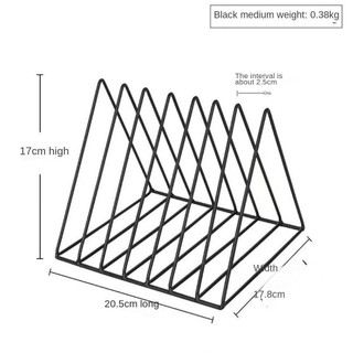 Kệ lưu trữ MEGOCE, Hộp sách tam giác phong cách Iron Art Ins, Hộp đựng báo tạp chí sách Hộ gia đình