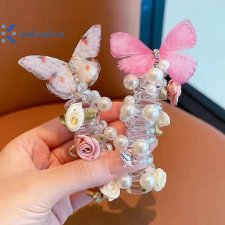 Kudosation Thời Trang Ngọt Ngào Dây Điện Thoại Tóc Đuôi Ngựa Hiện Vật Cho Nữ Cô Gái Thanh Lịch Tóc Tinh Tế Phụ Kiện Tóc