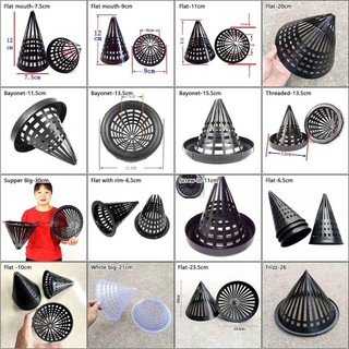 ITRUMPET 1 Cái Giỏ Giỏ Eel, Nắp 7.5 / 9 / 11 / 20 / 21 / 30cm Vỏ Lồng Câu Cá, Dụng Cụ Câu Cá Bằng Nhựa Trượng Côn Albus Loach Bẫy Câu Cá