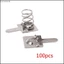 Yjcnelcr 100 Chiếc AA AAA Chuyển Đổi Tích Cực Sang Âm Lò Xo Tiếp Xúc Tấm Niken Cho Bộ Sạc Điều Khiển Từ Xa