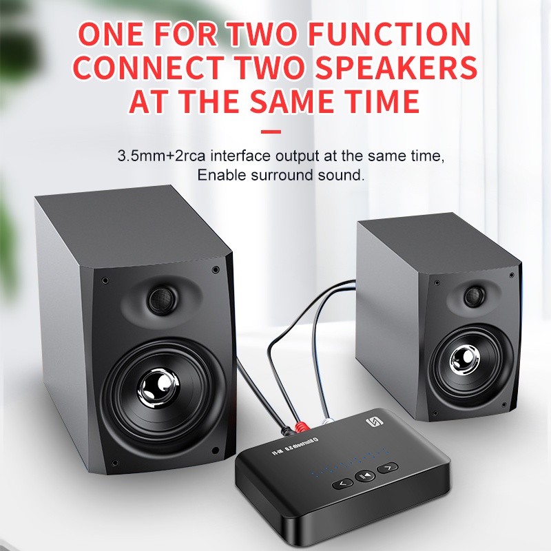 Bộ Chuyển Đổi Bluetooth Bộ Thu Âm Thanh NFC Bluetooth 5.0 Bằng 3.5 Mm RCA Và Cổng USB Cho Âm Nhạc Stereo Xe Hơi Không Dây Stereo Bộ Chuyển Đổi Âm Nhạc Loa Khuếch Đại