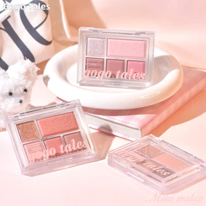 GOGO TALES Bảng phấn mắt Matte Pearlescent Bột mịn màu hàng ngày