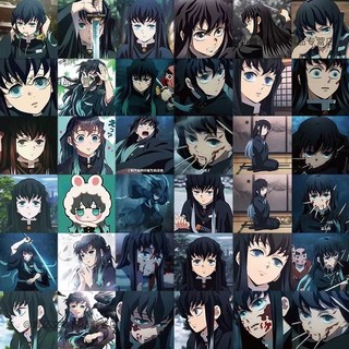 99 Chiếc Anime Demon Slayer Miếng Dán Hoạt Hình Tokitou Muichirou Graffiti Kid Quà Tặng Chống Thấm Nước Miếng Dán