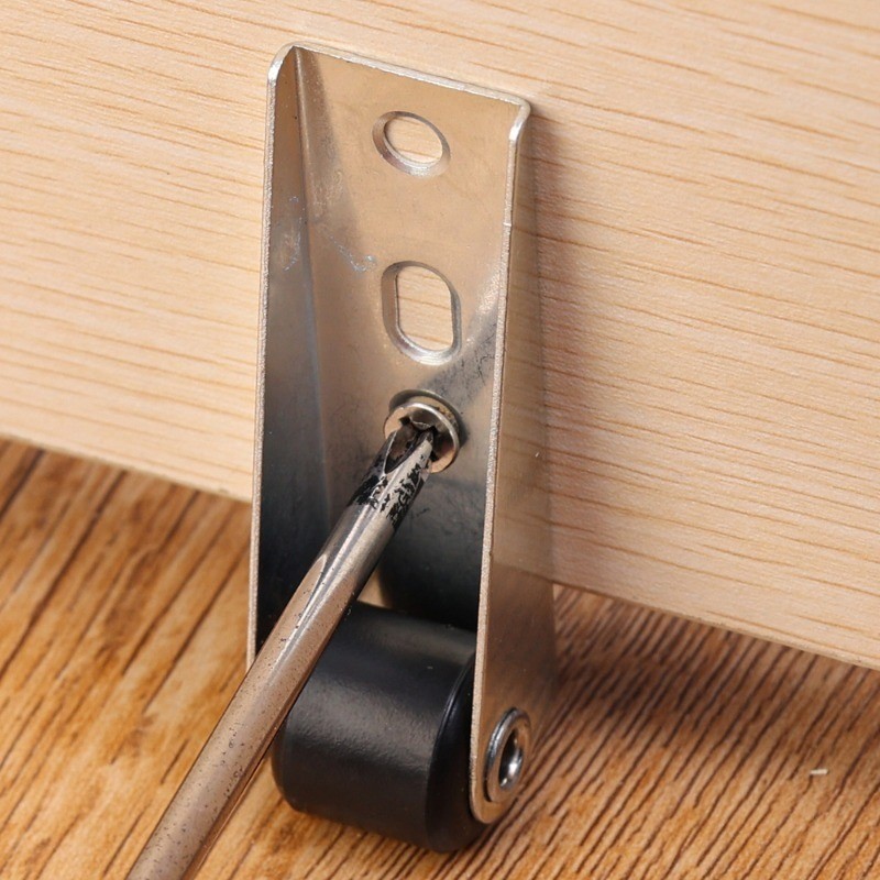 1 / 2 / 4 Ròng Rọc Định Hướng Có Ốc Vít - Bánh Cửa Tủ - Bền Đẹp, Chịu Lực Mạnh, Tắt Tiếng Con Lăn - Bánh Xe Hỗ Trợ Đáy Cửa - Dành Cho Đồ Nội Thất, Bàn - Bánh Đa Năng