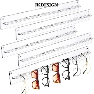 Giá đỡ kính JKDESIGN, Hộp đựng kính râm trong suốt Acrylic, Kính mắt treo tường đơn giản