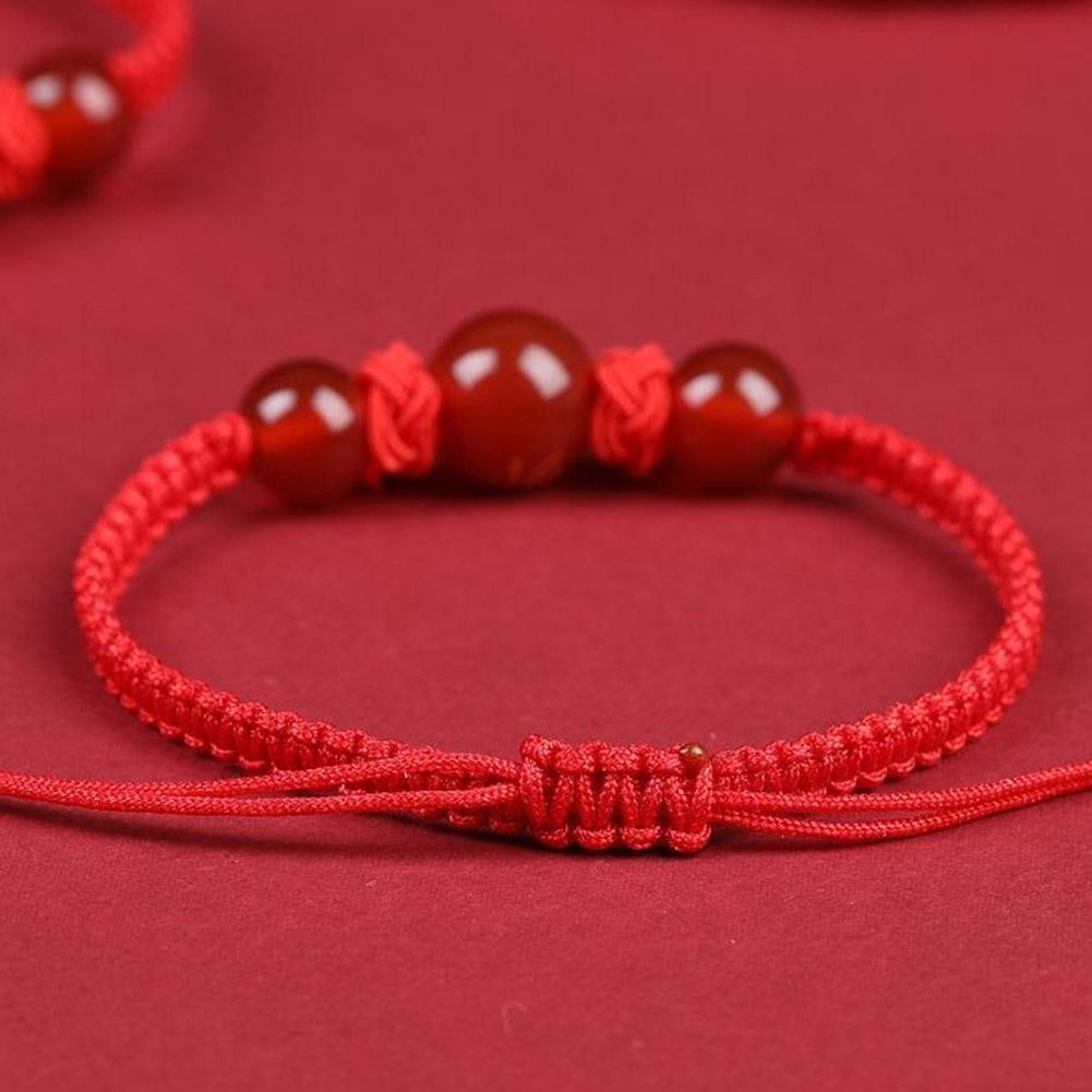 Học Vòng Tay Cung Hoàng Đạo Natal Năm Dây Đỏ Bé Trai Và Bé Gái Vòng Tay Năm Trang Sức Cặp Đôi Dây Tay B8l1