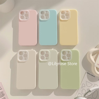 Ốp Điện Thoại Jelly Liquid Cho iPhone 16 15 14 13 12 Pro Max Vỏ Apple iPhone 11 16 Plus Chống Rơi Đơn Giản Hồng Vàng Xanh Dương