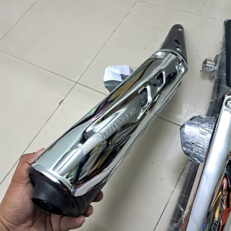 pô xe máy Pô Exciter 2010 Êm & Móc kèm cổ inox cho Sirius | Shopee Việt Nam