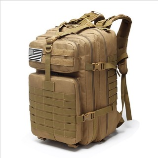 Ba lô ngoài trời 45l Ba lô huấn luyện chống nước ngụy trang bền bỉ 3P Dung tích lớn Đi bộ đường dài thể thao Túi đi bộ đường dài