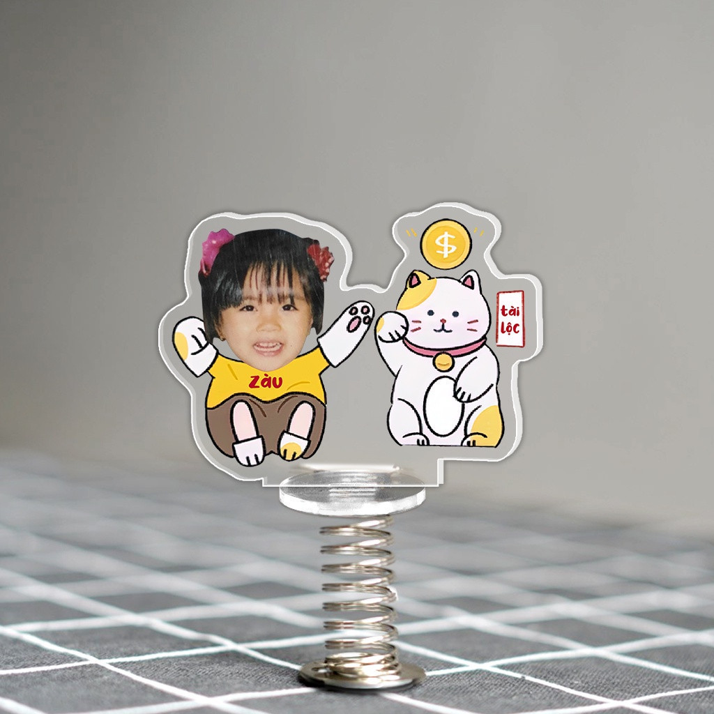 Lò Xo Mica Ghép Mặt Cute - Thiết Kế Theo Yêu Cầu  - Xưởng quà tặng Sango