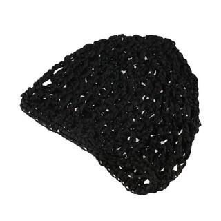 Lưới Tóc Lưới GUADALUPE1, Mũ Turban Handmade Mũ Tóc Giả Màu Đen, Phụ Kiện Tóc Dây Đeo Có Thể Điều Chỉnh Thoải Mái Đầu Móc Tóc Ngáy Thường Ngày