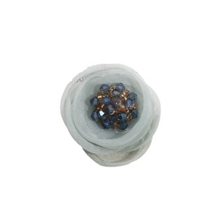 Mũ lưới kim cương hoa trái tim, phụ kiện tóc thời trang thu đông, phụ kiện tóc tự làm