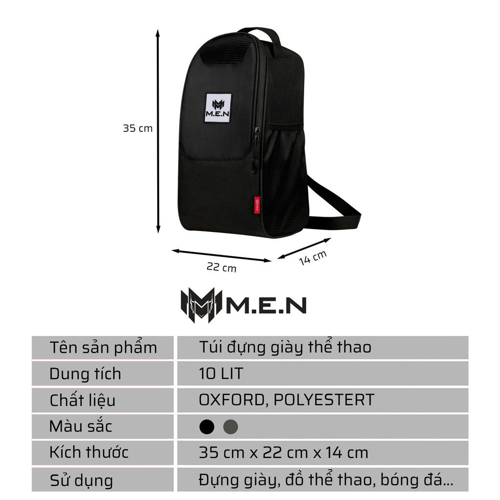 Túi đựng giày Đá Banh Bóng Đá Thể Thao HNJ1 MEN FC1  [ CHÍNH HÃNG ]