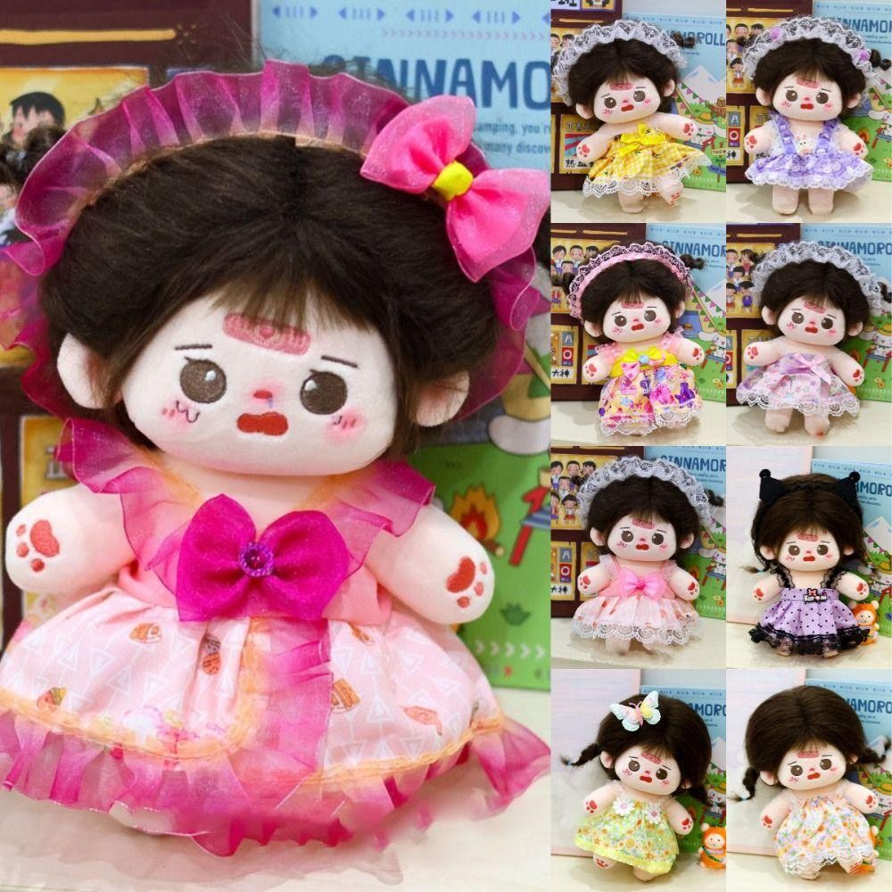 Flazea 20cm Quần Áo Búp Bê Cotton, Búp Bê Cotton 20cm Nhiều Kiểu Váy Ngọt Thay Đổi, Hoạt Hình BJD Quà Tặng Làm Bằng Tay Trang Phục Thay Thế Đồ Chơi Trẻ Em
