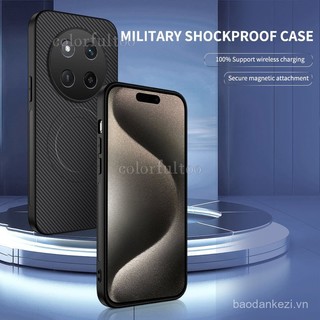 Ốp Cho Honor X9C Smart X9CSmart X 9C X9B HonorX9b HonorX9C 5G Họa Tiết Sợi Carbon Da Từ Tính Vỏ Điện Thoại Chống Sốc camera Bảo Vệ Mặt Sau Vỏ Cứng Y18Y