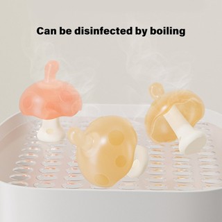 DE Đồ chơi giảm mọc răng cho trẻ sơ sinh Silicone an toàn Tính năng mềm Dễ dàng làm sạch Miếng dán cho bé nhạy cảm