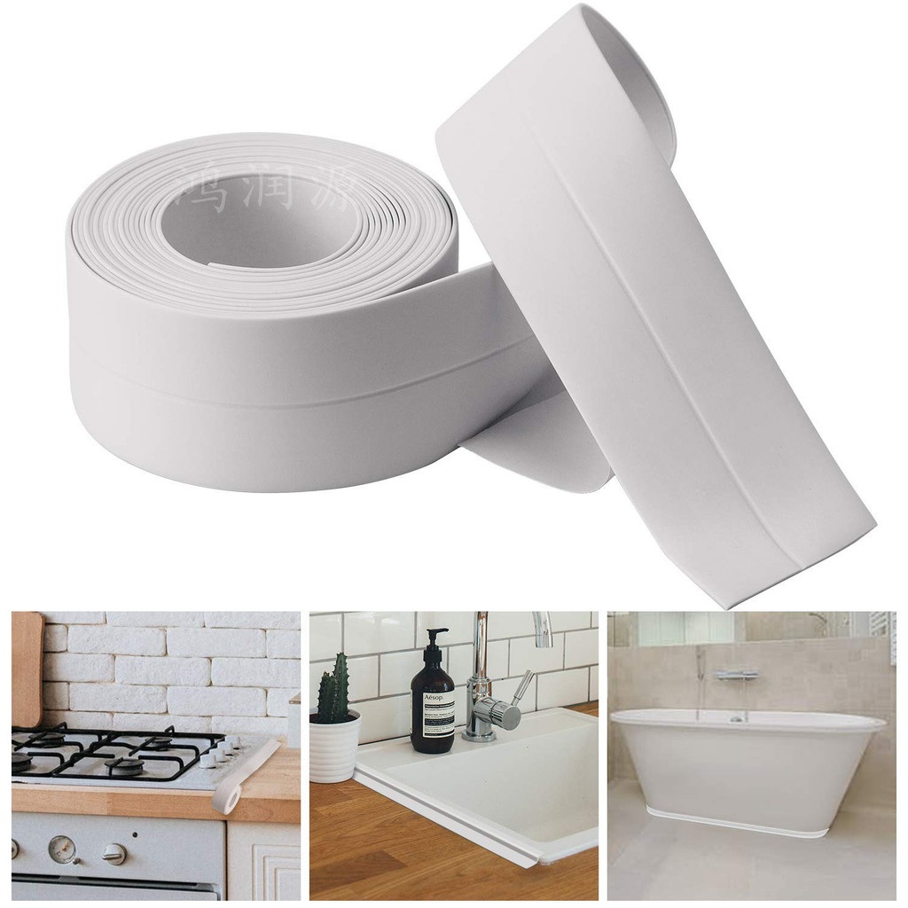 Bồn Rửa Nhà Bếp Chống Nấm Mốc Băng Chống Thấm Nước Vệ Sinh Miếng Dán Nhà Vệ Sinh Góc Khoảng Cách Niêm Phong Dải Tự Dính Đường May Biển Đẹp