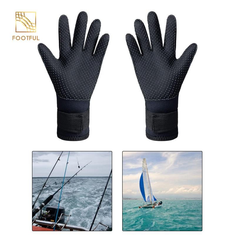 Găng tay lặn biển Găng tay Wetsuit Găng tay cao su tổng hợp 3mm chống trượt mùa đông dành cho nam