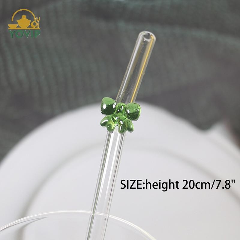 YOVIP 1 8mm, Ống Hút Uống Có Thể Tái Sử Dụng Dễ Thương Ống Hút Chịu Nhiệt Cho Tiệc Lễ Hội Tiệc Cưới Cocktail Bar Bãi Biển VN