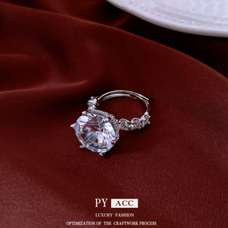 Nhẫn nữ zircon micro-ind thiết kế thời trang mới nhất với nhiều màu sắc