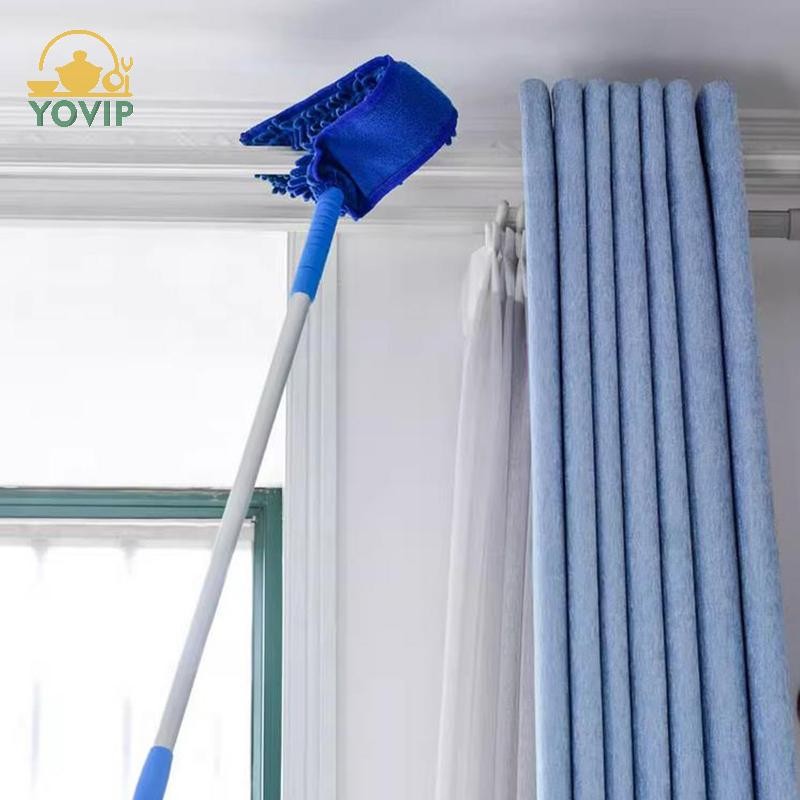 YOVIP Quạt Trần Microfiber Lưỡi Lau Bụi Bộ Có Thể Tháo Rời Linh Hoạt Cobweb Dusterer Quạt Trần Cao Loại Bỏ Bụi Bụi VN