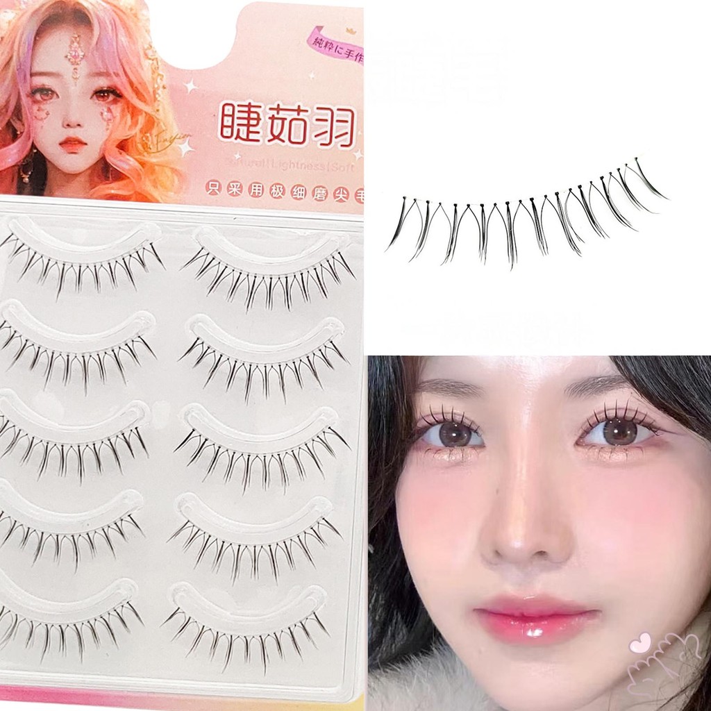 5 Đôi Tự Nhiên Nhìn Toàn Dải Lông Mi Có Thể Tái Sử Dụng Hàng Ngày Lông Mi Giả Hoàn Hảo Cho Salon Trang Điểm Chuyên Nghiệp