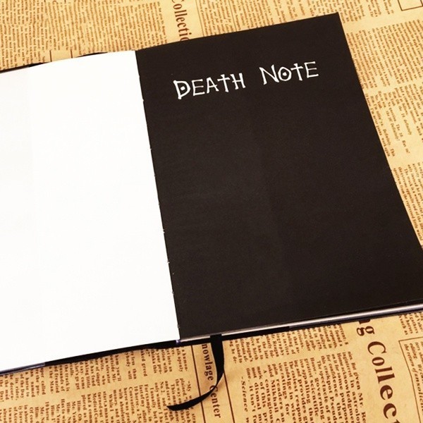 Sổ Death Note - sổ anime/sổ note/sổ da/Cuốn Sổ Tử Thần Anime/Manga Death Note [Có hộp và tặng kèm bút lông, kẹp sách]