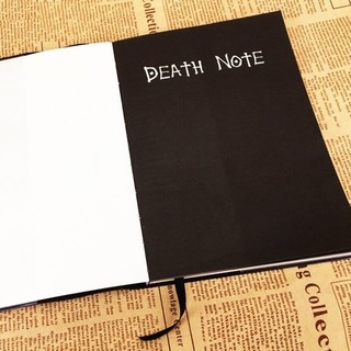 Sổ tay bìa da in họa tiết anime death note[Có hộp và tặng kèm bút lông, kẹp sách]-sổ death note/sổ da/sổ note