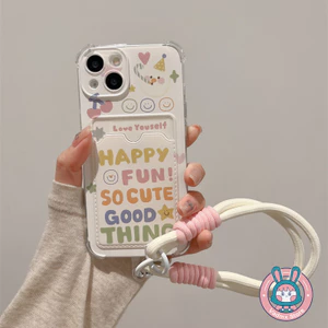 Vỏ Đựng Thẻ Sáng Tạo Cho Redmi Note 14 13 12 11 Pro Plus 11S 10 Pro Max 10S 8T 8 Pro 5G 4G Ốp Lưng Mềm Hoạt Hình Dễ Thương Vỏ Điện Thoại Có Dây Tay