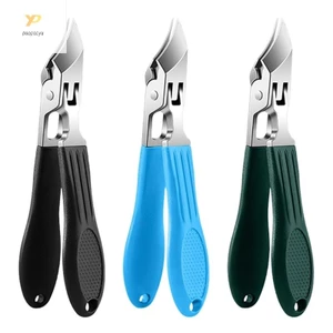 Máy cắt móng tay cạnh cong PPY Tông đơ cắt móng tay bằng thép không gỉ chống bắn chuyên nghiệp