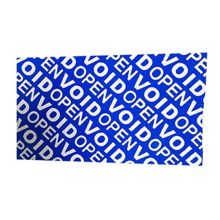 Nhãn dán niêm phong an ninh màu xanh 50m Nhãn chống thất lạc Băng keo Acrylic chống mài mòn độ nhớt cao để niêm phong / đóng gói