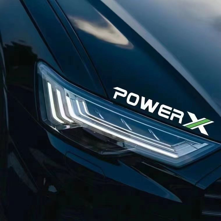 Sáng Tạo POWER Chống Nước POWER Body Tiếng Anh Vòng Hoa Nhăn Xe Hơi Mát Xe Máy Miếng Dán Xe Ô Tô Đầu Máy Độc Đáo