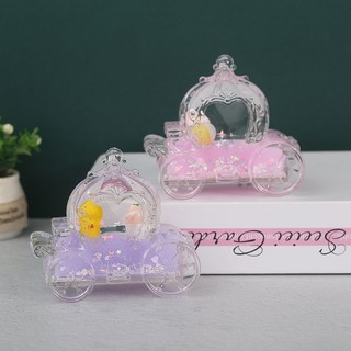 Hoạt Hình Bánh Bao Nổi Đồng Hồ Cát Trang Trí Bí Ngô Xe Sáng Tạo Dầu Thả Bút Chèn Chất Lỏng Lấp Lánh Đồ Chơi SW0O