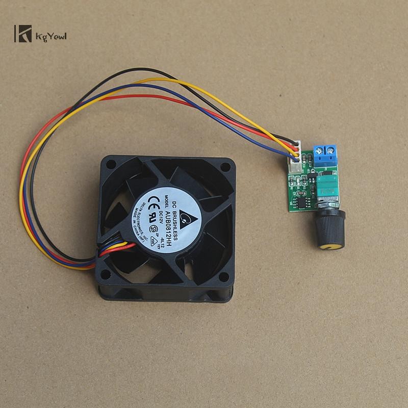 KgYewl DC12V Dominic Fan Bộ điều khiển tốc độ PWM với kênh đơn 4 chân ...
