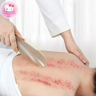 Moonlights 1 Tự Nhiên Trâu Sừng Căng Thẳng Guasha Dụng Cụ Massage Châm Cứu SPA Gua Sha Máy Mát Xa Cạo Ban EN