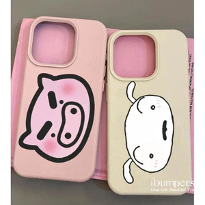 ibumpers Ốp Điện Thoại iPhone Họa Tiết Lợn Hồng Thú Cưng Dễ Thương Cho IPhone 16 15 14 12 13 11 Pro Max IP 7 8 Plus X XS XR Ốp Lưng Mỏng Silicon Mềm Da Họa Tiết