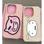 ibumpers Ốp Điện Thoại iPhone Họa Tiết Lợn Hồng Thú Cưng Dễ Thương Cho IPhone 16 15 14 12 13 11 Pro Max IP 7 8 Plus X XS XR Ốp Lưng Mỏng Silicon Mềm Da Họa Tiết